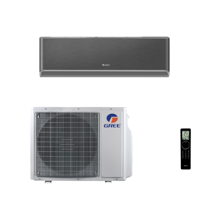 GREE, klima uređaj komplet AIRY crni 2,7kW – 5,6kW